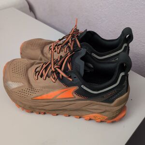 Altra Vibram Olympus 5 Mens Size 10 Brown Trail Running Shoes Altra Olypus 5